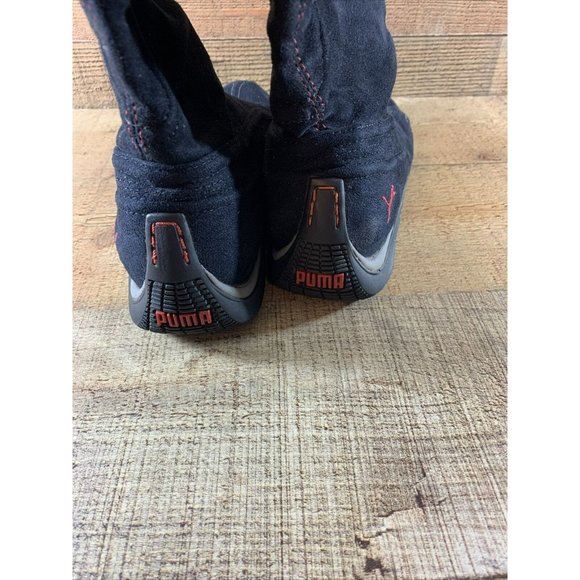 Womens PUMA Mid Calf Sneaker/ Boot Size 5.5 Black - Picture 5 of 10